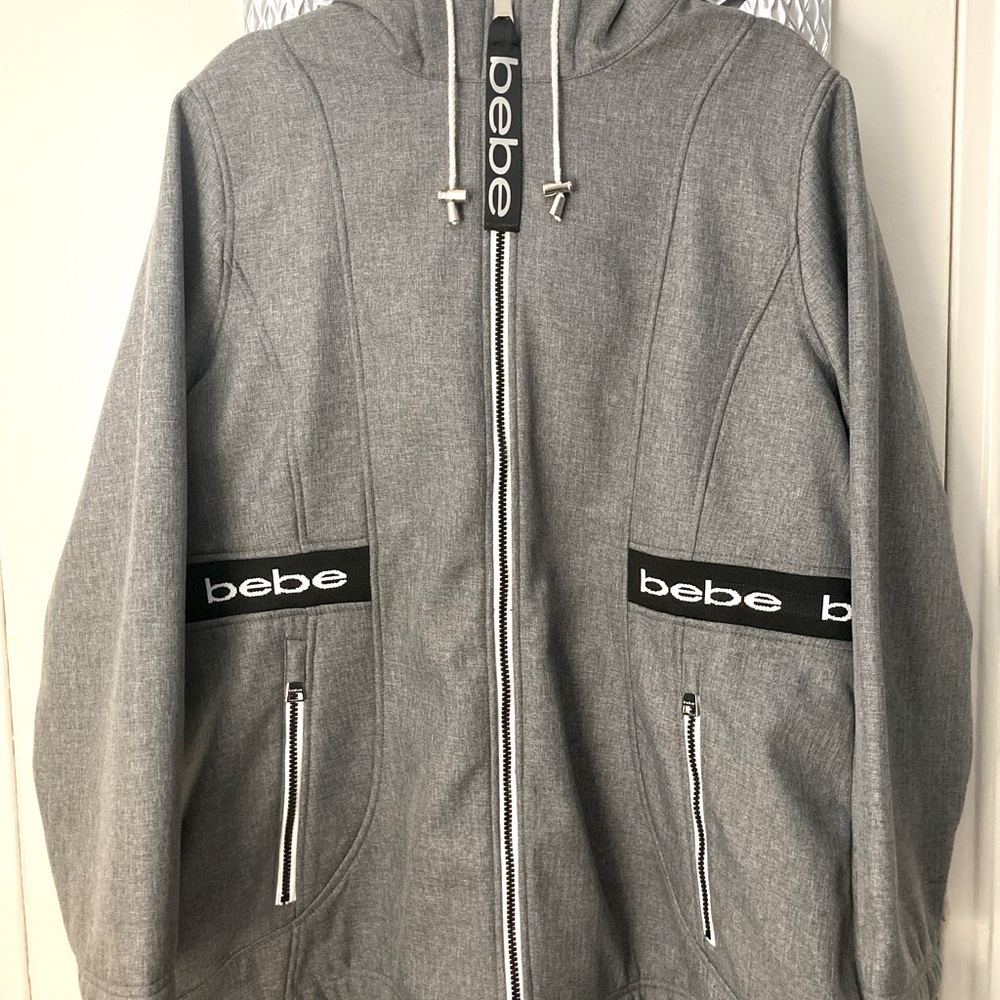 Bebe Grey Jacket/Coat NWT